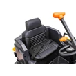 Kép 6/17 - 12 voltos elektromos gyermek traktor és kotrógép markoló lapáttal piros színben