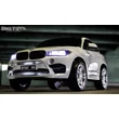 Kép 3/11 - BMW X6 M XXL elektromos 2 személyes kisautó gyerekeknek bőrüléssel, gumi kerékkel, távirányítóval, fehér színben