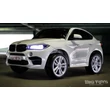 Kép 4/11 - BMW X6 M XXL elektromos 2 személyes kisautó gyerekeknek bőrüléssel, gumi kerékkel, távirányítóval, fehér színben