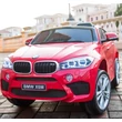 Kép 2/13 - BMW X6 M elektromos 12 Voltos kiautó gyerekeknek bőrüléssel, gumi kerékkel, távirányítóval
