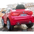 Kép 3/13 - BMW X6 M elektromos 12 Voltos kiautó gyerekeknek bőrüléssel, gumi kerékkel, távirányítóval