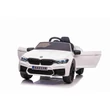 Kép 3/10 - BMW M5 elektromos 24 Voltos kisautó gyerekeknek bőrüléssel, gumi kerékkel, távirányítóval, fehér színben