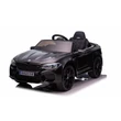 Kép 1/9 - BMW M5 elektromos 24 Voltos kisautó gyerekeknek bőrüléssel, gumi kerékkel, távirányítóval, fekete színben