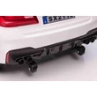 Kép 8/10 - BMW M5 elektromos 24 Voltos kisautó gyerekeknek bőrüléssel, gumi kerékkel, távirányítóval, metál ezüst színben