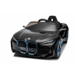BMW I4 elektromos kisautó gyerekeknek nyitható ajtóval fekete