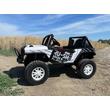 Dakar JEEP 4X4 2 személyes elektromos kisautó 24 VOLT sárga színben