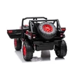 Kép 3/17 - Dakar JEEP 4X4 2 személyes elektromos kisautó 24 Volt piros színben