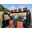 MONSTER jeep 4X4 elektromos 2 személyes kisautó gumi kerekekkel fekete