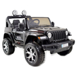 jeep wrangler rubicon elektromos gyerek kisautó kétszemélyes gumi kerékkel és bőrüléssel