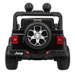 Kép 8/17 - jeep wrangler rubicon elektromos gyerek kisautó kétszemélyes gumi kerékkel és bőrüléssel