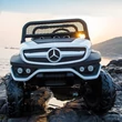 Kép 2/11 - nagyméretű elektromos kétszemélyes mercedes unimog terepjáró gyerekeknek