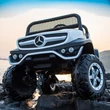 Kép 3/11 - nagyméretű elektromos kétszemélyes mercedes unimog terepjáró gyerekeknek