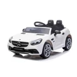 Kép 1/15 - mercedes benz slc 300 elektromos kisauto gyerekeknek feher szinben bor ulessel