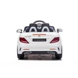 Kép 6/15 - mercedes benz slc 300 elektromos kisauto gyerekeknek feher szinben bor ulessel