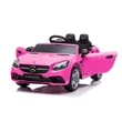 Kép 1/14 - mercedes benz slc 300 elektromos kisautó gyerekeknek rózsaszínben