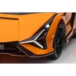Kép 12/15 - 2 személyes elektromos kisautó gyerekeknek LAMBORGHINI Sian 4x4 12 Volt narancssárga