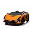 Kép 14/15 - 2 személyes elektromos kisautó gyerekeknek LAMBORGHINI Sian 4x4 12 Volt narancssárga