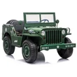 Kép 1/18 - USA ARMY 4x4 Jeep 3 személyes elektromos kisautó 12 Volt 2.4 GHz 