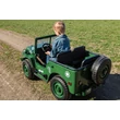 Kép 8/18 - USA ARMY 4x4 Jeep 3 személyes elektromos kisautó bőrüléssel és gumi kerékkel