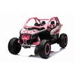 Kép 1/21 - 2 szemelyes elektromos homokfuto CAN-AM Maverick 12 Volt rozsaszin