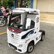Kép 2/11 - elektromos összkerék meghajtású Mercedes Actros kamion gyerekeknek piros