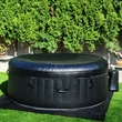 Kép 6/11 - felfújható mobil jacuzzi relaxspa fekete-fehér színben 4 személyes
