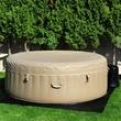 Kép 4/10 - felfújható mobil jacuzzi relaxspa mogyoró színben 4 személyes