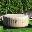 Kép 5/10 - felfújható mobil jacuzzi relaxspa mogyoró színben 4 személyes