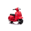 Kép 4/8 - VESPA GTS mini elektromos gyermek motor bőrülés és segédkerekek piros