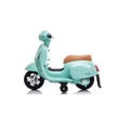 Kép 2/8 - VESPA GTS mini elektromos gyermek motor bőrülés és segédkerekek kék