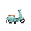 Kép 4/8 - VESPA GTS mini elektromos gyermek motor bőrülés és segédkerekek kék