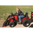 Kép 11/14 - 12 voltos elektromos germek traktor markololapattal utanfutoval piros színben