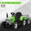 Kép 3/7 - elektromos traktor gyerekeknek utanfutoval es taviranyitoval zold