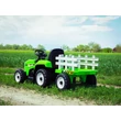 Kép 7/7 - elektromos traktor gyerekeknek utanfutoval es taviranyitoval zold