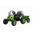Kép 4/12 - MEGA elektromos traktor gyerekeknek utanfutoval es taviranyitoval zold