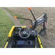 Kép 16/17 - 12 voltos elektromos gyermek traktor és kotrógép markoló lapáttal piros színben
