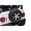 Kép 11/14 - jeep wrangler rubicon elektromos gyerek kisautó kétszemélyes gumi kerékkel és bőrüléssel