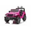 jeep wrangler rubicon elektromos gyerek kisautó kétszemélyes gumi kerékkel és bőrüléssel