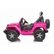 Kép 2/11 - jeep wrangler rubicon elektromos gyerek kisautó kétszemélyes gumi kerékkel és bőrüléssel