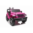 Kép 11/11 - jeep wrangler rubicon elektromos gyerek kisautó kétszemélyes gumi kerékkel és bőrüléssel