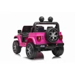 Kép 3/11 - jeep wrangler rubicon elektromos gyerek kisautó kétszemélyes gumi kerékkel és bőrüléssel