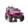 Kép 5/11 - jeep wrangler rubicon elektromos gyerek kisautó kétszemélyes gumi kerékkel és bőrüléssel