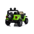Kép 5/11 - jeep wrangler rubicon elektromos gyerek kisautó kétszemélyes gumi kerékkel és bőrüléssel