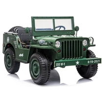 USA ARMY 4x4 Jeep 3 személyes elektromos kisautó 12 Volt 2.4 GHz 