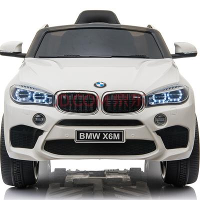 BMW X6 M elektromos 12 Voltos kisautó gyerekeknek fehér színben