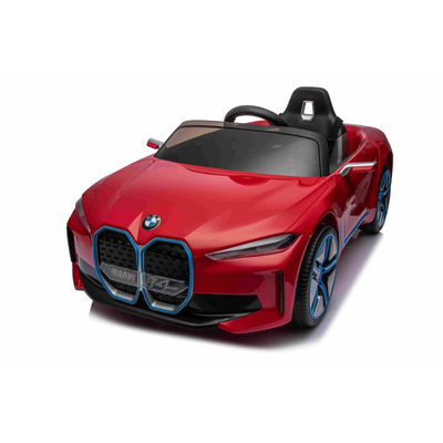 BMW I4 elektromos kisautó gyerekeknek nyitható ajtóval piros