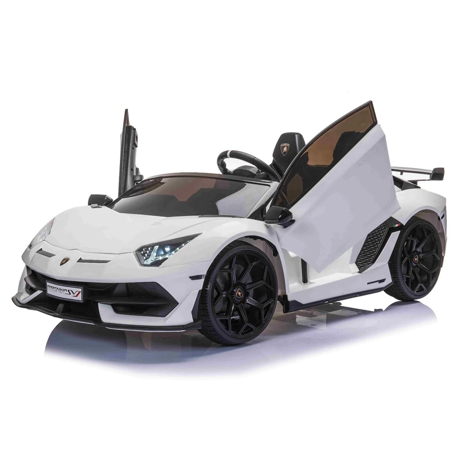 2 szemelyes elektromos kisautó gyerekeknek LAMBORGHINI Aventador 12 Volt