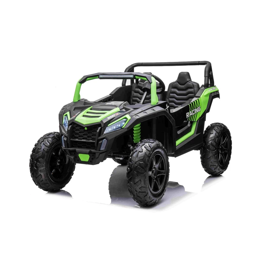 UTV XXL 24 Voltos 2 személyes homokfutó 180W gyerekeknek zöld