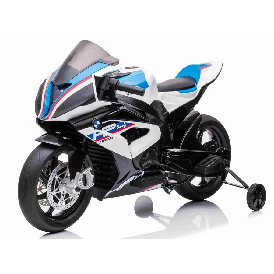 BMW HP4 RACE elektromos kismotor gyerekeknek kék színben eredeti BMW licenc