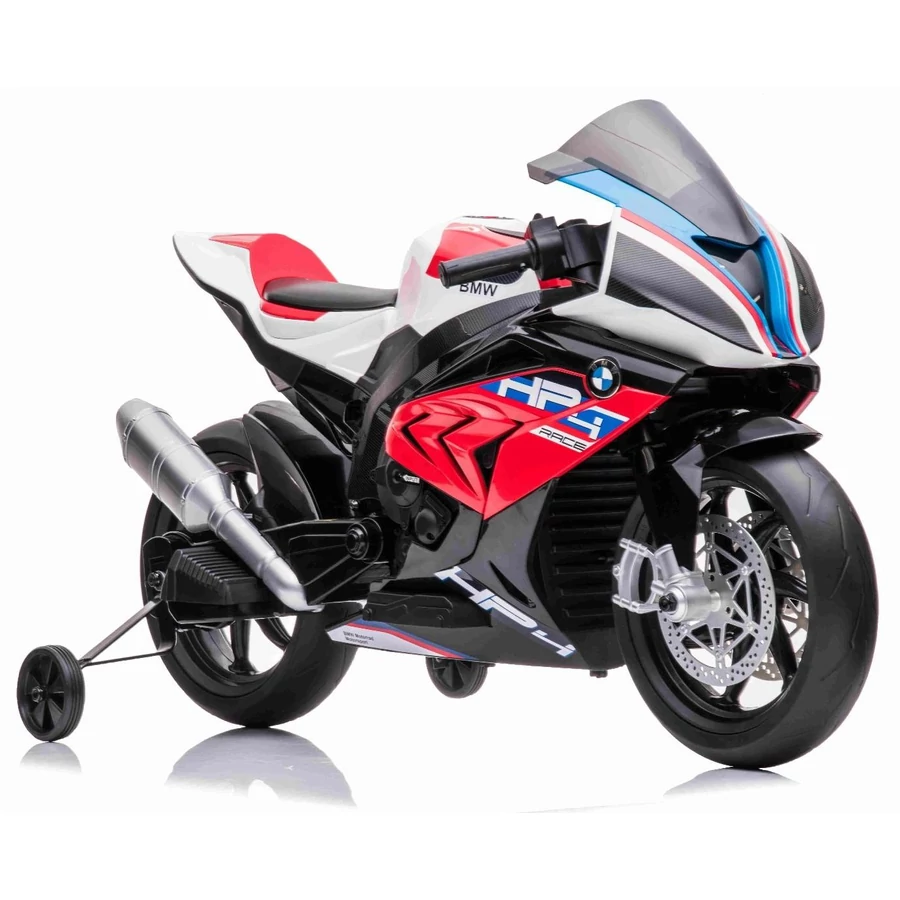 BMW HP4 RACE elektromos kismotor gyerekeknek kék színben eredeti BMW licenc